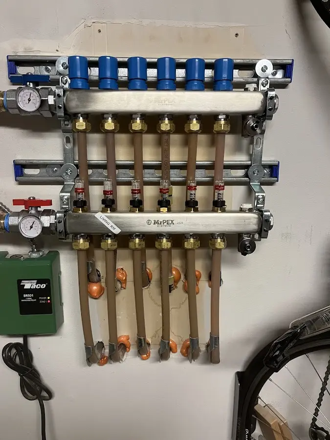 Plumber performing Leak Detection at a residential property in Ladera Ranch